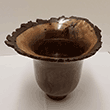 29 - 10-inch Natural Edge Black Walnut Vase